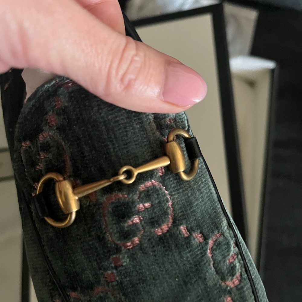 Gucci Authentic Jordaan loafer blue 38.5 NWT Box with Dust Bag BRAND NEW IN BOX - Picture 8 of 16